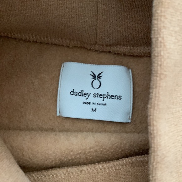 Dudley Stephens Camel Greenpoint Turtleneck in Terry Fleece - Picture 2 of 4